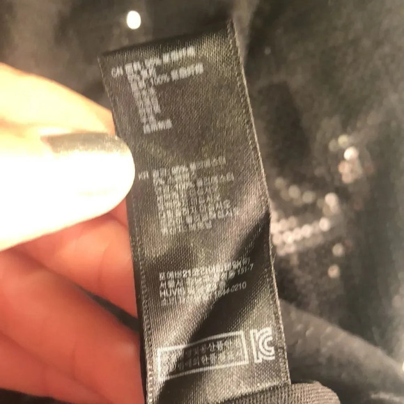 Forever 21 black sequin one shoulder dress - Picture 9 of 9